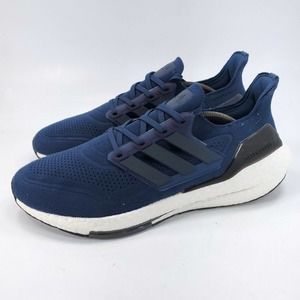Adidas Ultraboost 21 Athletic Running Training Shoe Mens Size 11.5 FY0350 Blue